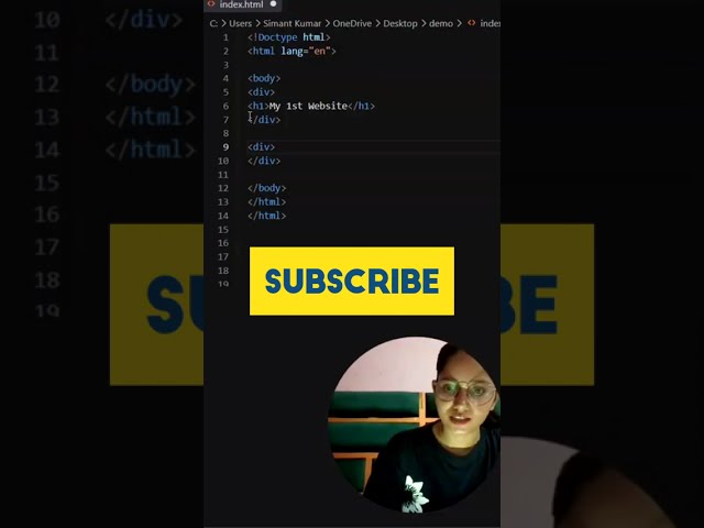 Multiple Div in Html!! #html #coding #programming #shorts #viral #viralvideo