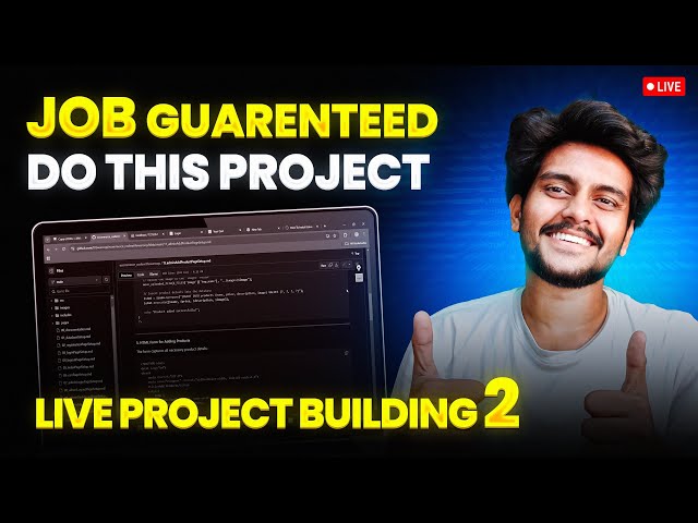 E-Commerce Project for Resume | Live Project Building 2