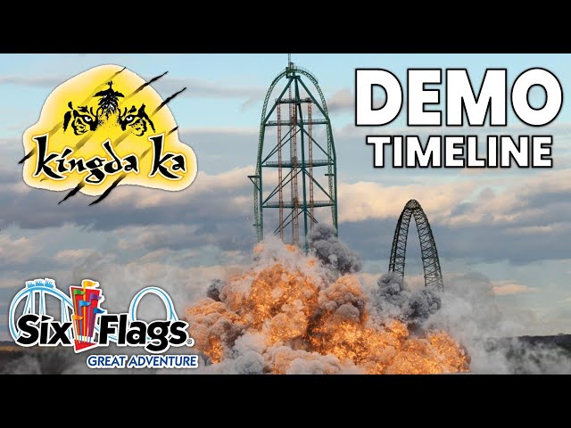 How and When is Kingda Ka Being Imploded? - Demo Timeline | Six Flags Great Adventure
