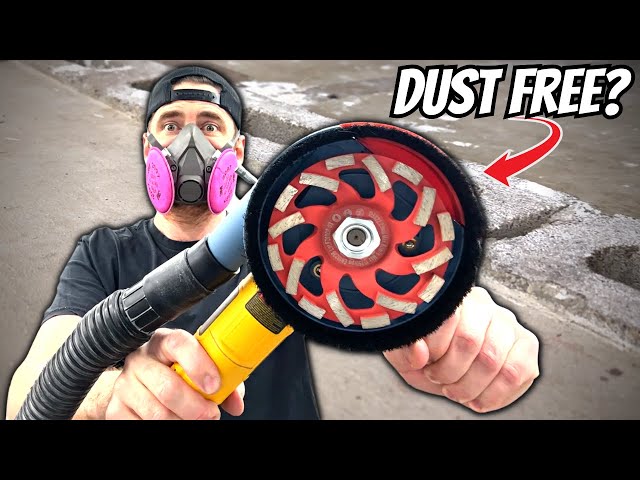 How To Grind Concrete WITHOUT the MESS: What I Learned the Hard Way