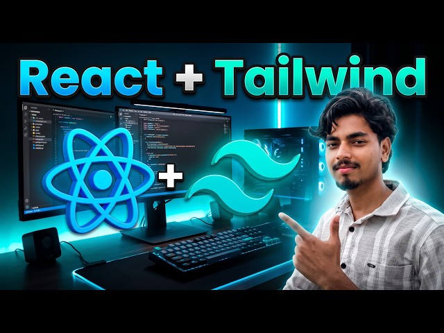 🚀 React + Tailwind CSS Setup & Installation | Complete Beginner Tutorial | React JS