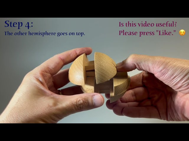 How to solve the Wooden Sphere Puzzle