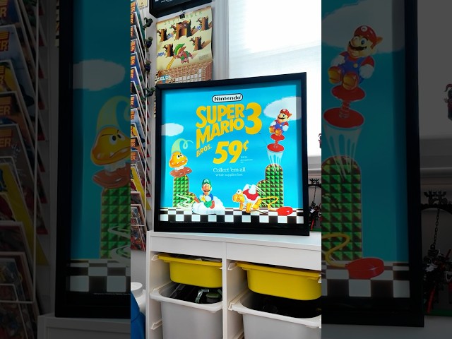 McDonald's Super Mario Bros. 3 Translite!  #retrogaming #supermariobros3 #happymealtoys #90stoys