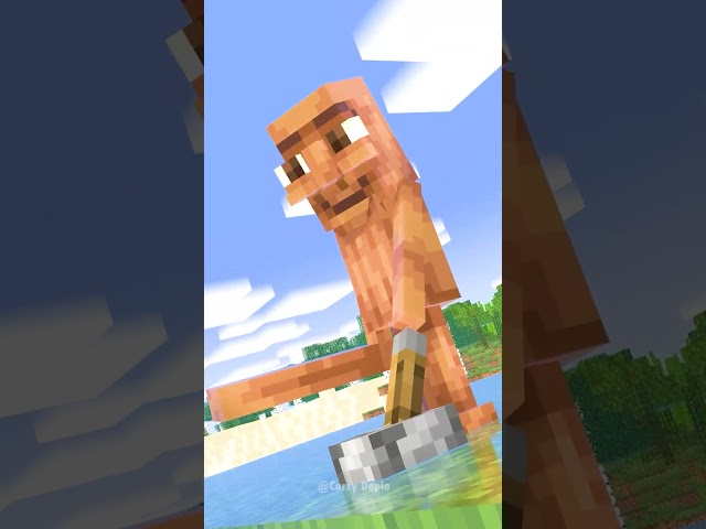 Carry Vs Tung Tung Sahur.. #minecraftshorts #minecraft