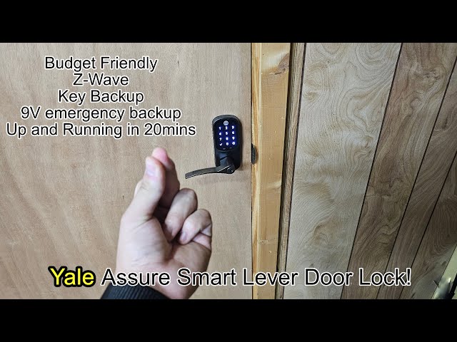 Yale Assure Z-Wave Smart Lock Install and Setup