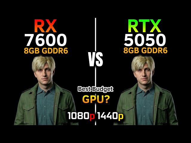 RX 7600 vs RTX 5050 | Test in 15 Games at 1080p, 1440p | Best Budget GPU 2026?