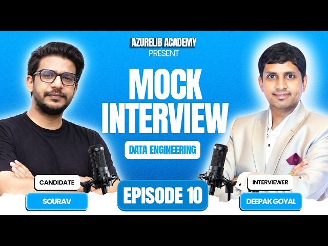 Azure Data Engineer Interview Questions | Mock Interview Session | EP 10