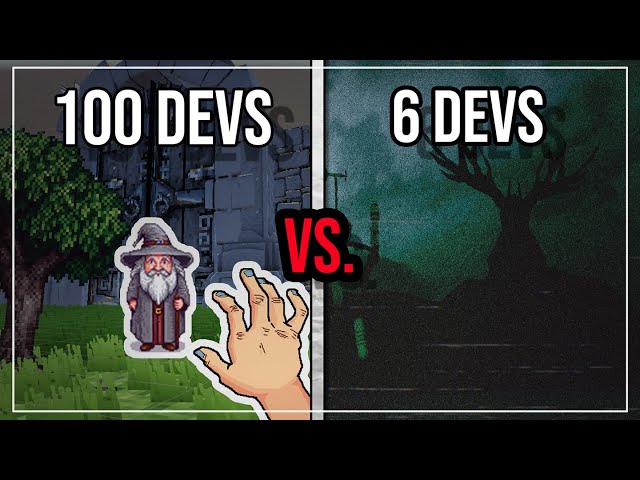 Making a Game with 100 Devs vs 6 Devs and NO COMUNICATION - Devlog
