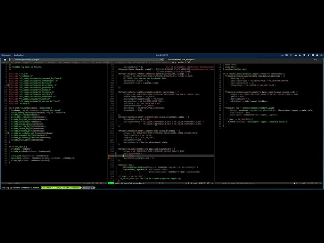 Learning Vulkan uniform buffers C graphics programming 2.1