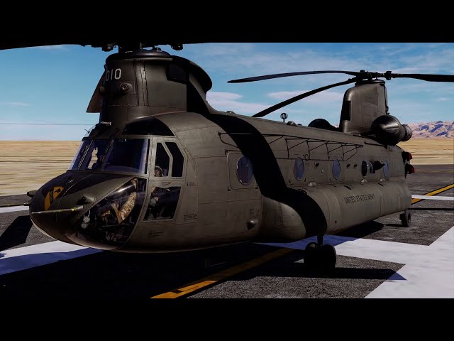 DCS CH-47F Early access. | Overview, textures, and flight dynamics.
