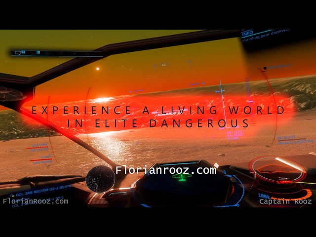 Reactive Cockpit - Living worlds showcase - Experience living planets in Elite Dangerous.