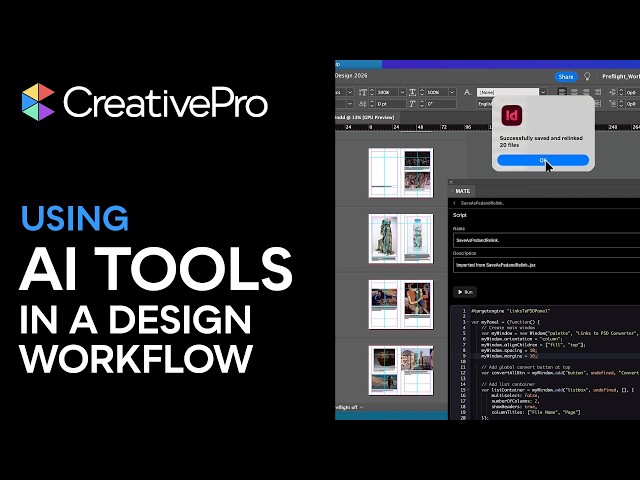 InDesign: Using AI Tools in a Design Workflow