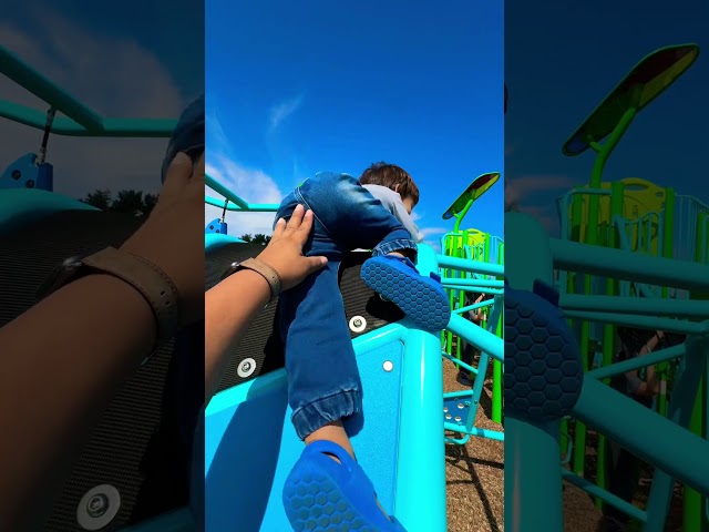 Rayito vs the Climbing Wall! 🧗‍♂️ Luchi Luchi’s Outdoor Playground Adventure