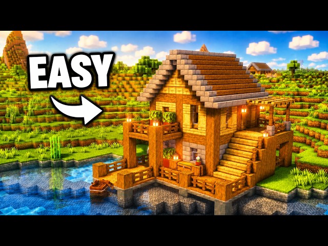 Minecraft: How to Build an Easy Fisherman House 🐟🏠 | Tutorial