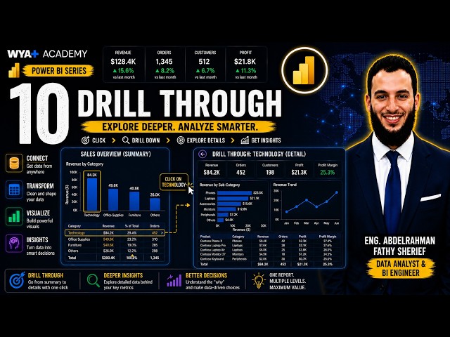 Power BI Workshop | Part 10 – Drill Through