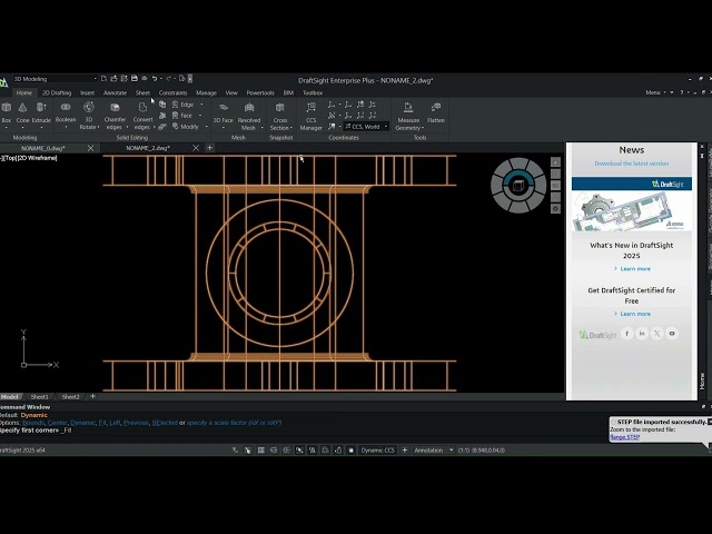 Unleashing the Power of 3D in DraftSight Enterprise Plus 🚀