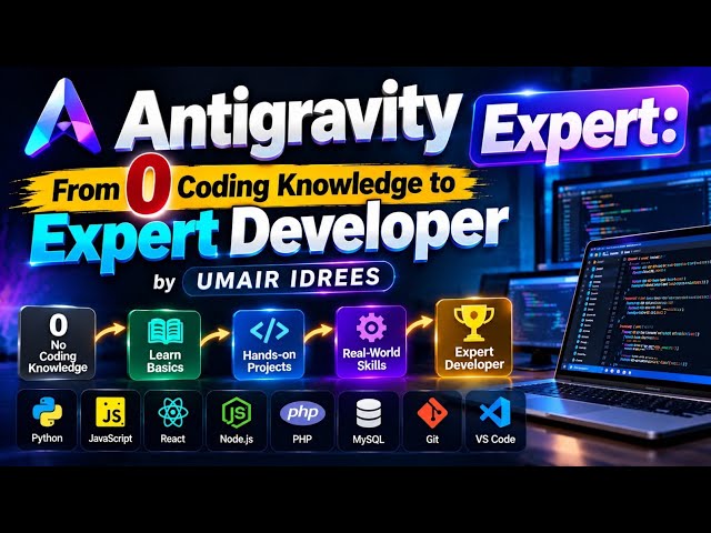 Antigravity Expert: From 0 Coding Knowledge to Expert Developer  #Antigravity #Coding #Programming
