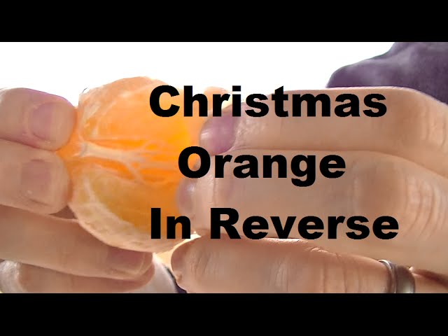 Christmas Orange In Reverse
