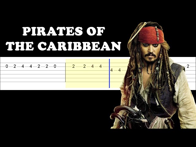 Pirates Of The Caribbean Theme (Easy Guitar Tabs Tutorial)