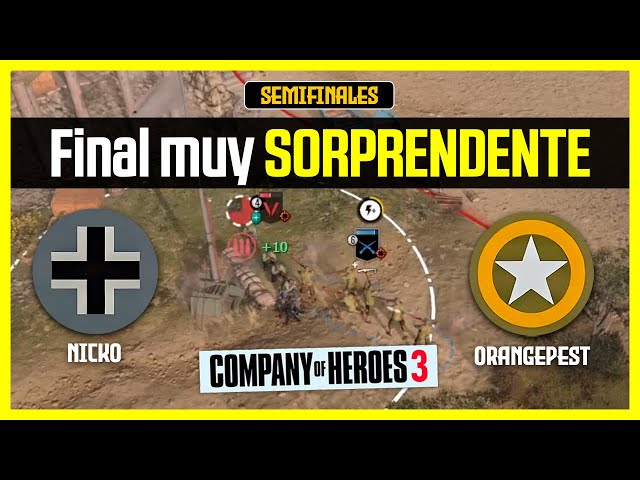 🏆Semifinales MASTER LEAGUE - Nicko vs Orangepest #3 | Company of Heroes 3