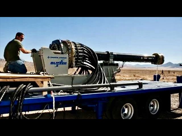 U.S. Military's Most Powerful Cannon - Electromagnetic Railgun - Shoots 100 miles - Mach 7