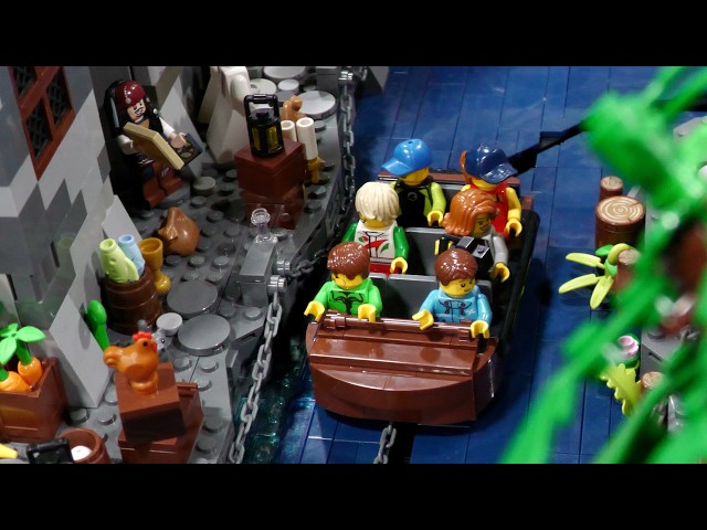 Motorized LEGO Pirates of the Caribbean Disney Ride