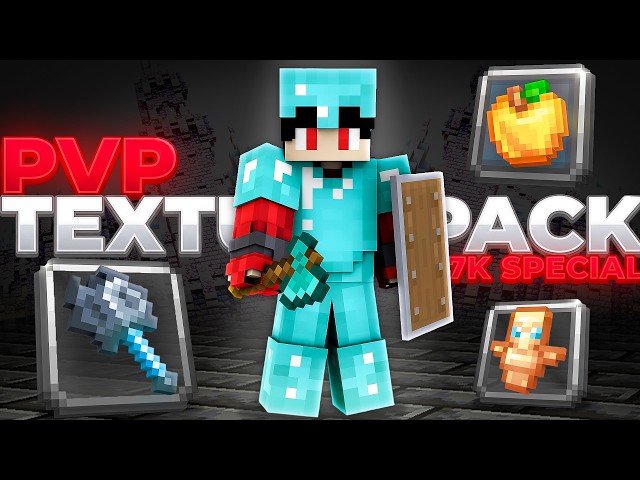 Releasing My Perfect PvP Minecraft Texture Pack! (7K Special)🔥