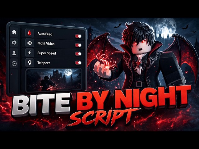 Bite By Night Script 2026 | Auto Gen, Auto Fusebox, Auto Parry God Mode, Aimbot, ESP