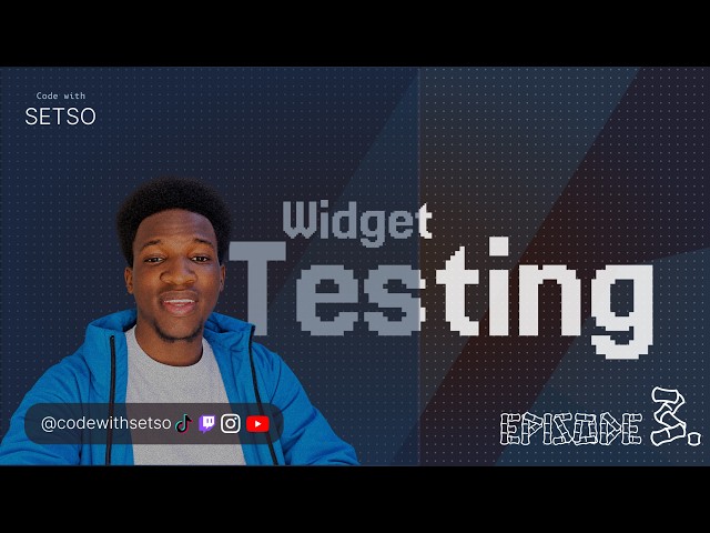Master Unit Testing in Flutter Ep. 3: Widget Testing