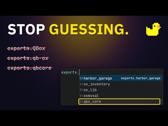 Qbox Lua: FiveM Autocomplete, Docs & Checks in VS Code