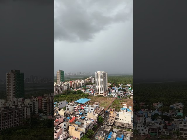 First Monsoon Shower Transforms Mumbai! ✨ Beautiful Mumbai After Rain #Shorts