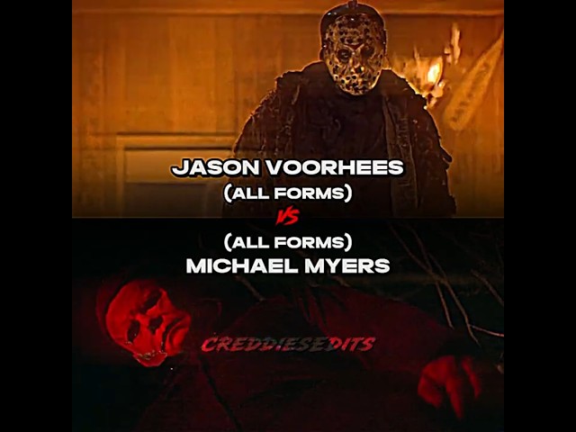 Jason Voorhees Vs Michael Myers (ALL FORMS) #halloween #fridaythe13th