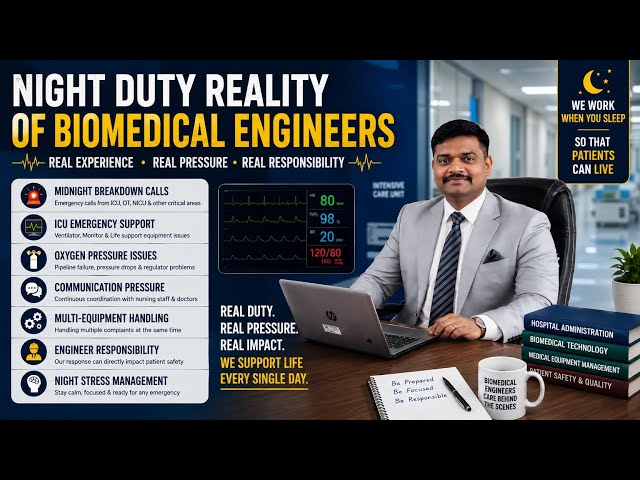 Night Duty Reality of Biomedical Engineers | We Work  | बायोमेडिकल इंजीनियर्स की नाइट ड्यूटी
