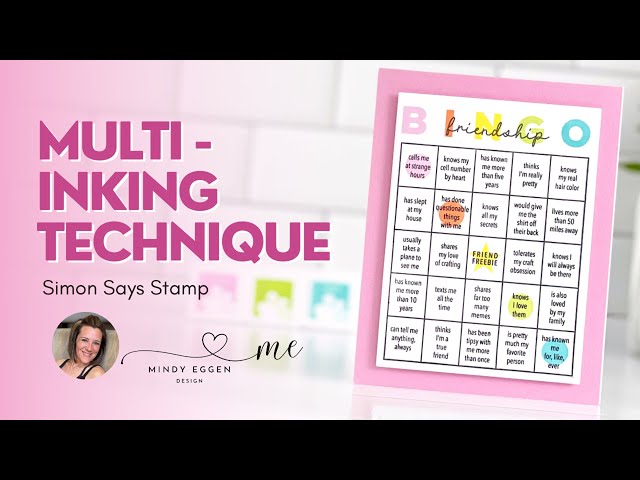 Multi-Inking Stamping Technique