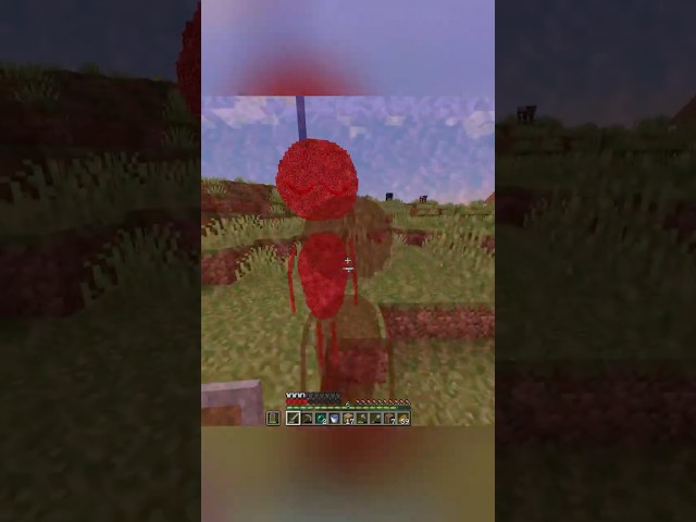 INSANE MINECRAFT HORROR MOD #minecraft #gaming #fup #horror #scary #shorts