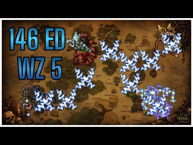 Tibia - 146 ED - WZ 5 - Forks - Test Server Limit Testing