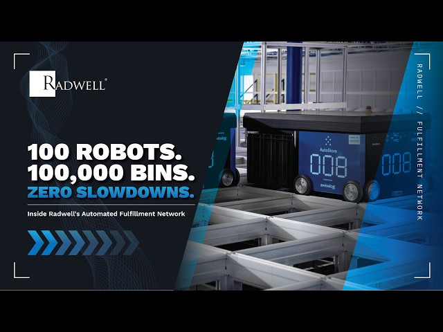 100 Robots. 100,000 Bins. Zero Slowdowns. | Inside Radwell's Automated Fulfillment Network