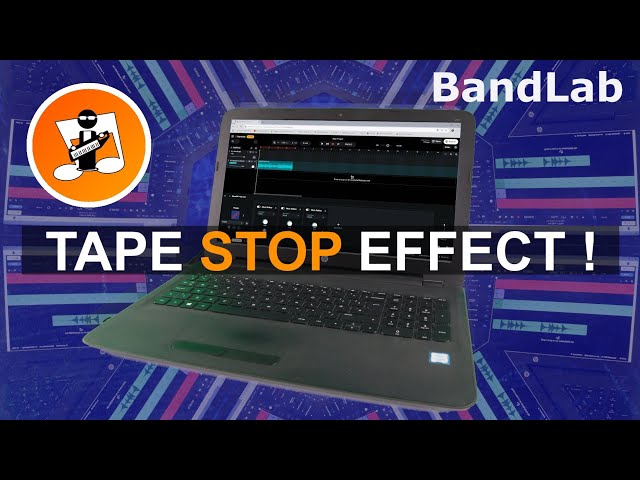 How to make a Tape Stop Effect in Bandlab (pc version)