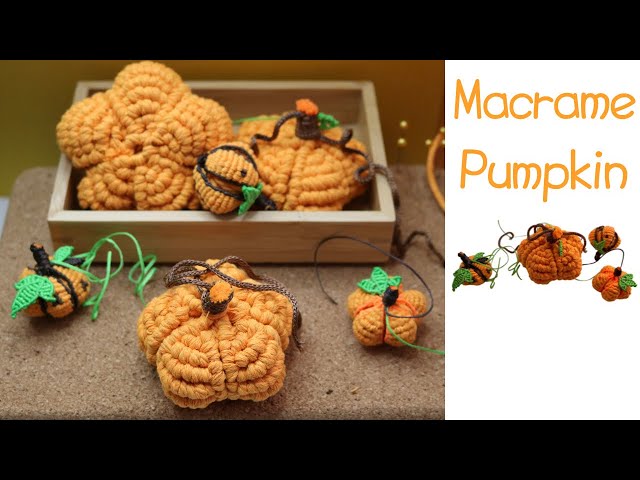 DIY Macrame Pumpkin | Slow | Fun Craft