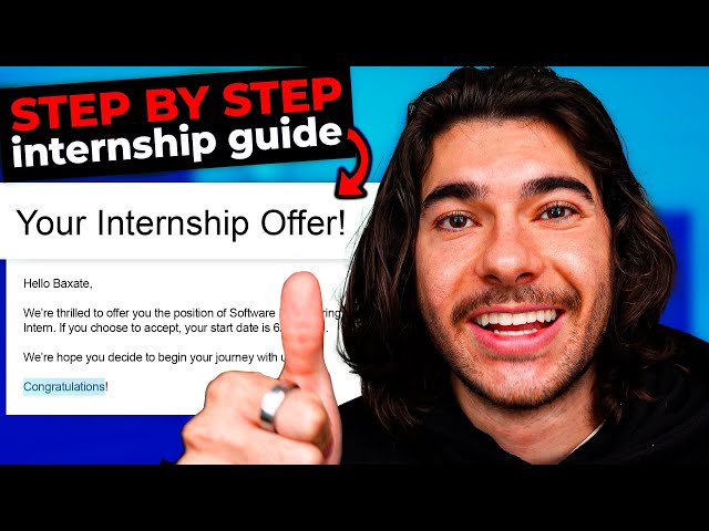 How to Get a Software Engineering Internship in 2025 (Step by Step)