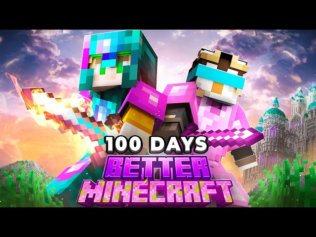 We Survived 100 Days of DUO Better Minecraft
