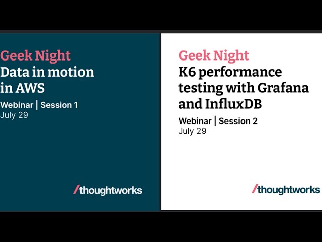 K6 Performance Testing using Grafana & InfluxDB | Arun Kumar K & Mahalakshmi M K | GeekNight