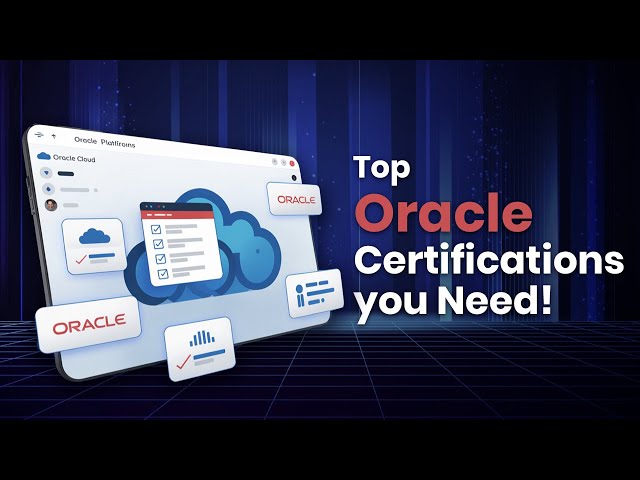 Oracle Portfolio || OCI Certifications Pathway 2025 || Beginner to Expert Career Roadmap