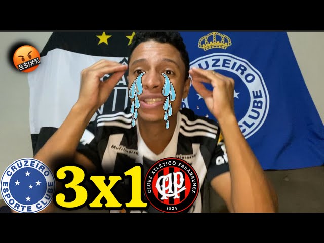 REACT Cruzeiro 3-1 ATHLETICO PR | RIVAL FAN REACTION