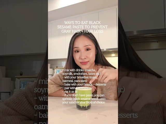 Eat PASTE to prevent gray hairs and hair loss 🖤