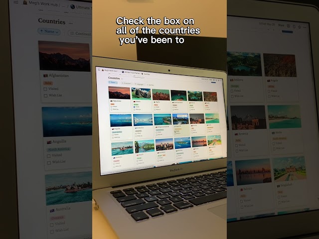 How to Use Notion to Work Out How Much of The World You've Visited