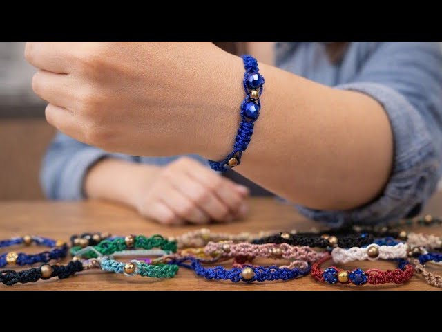 How to Make a Beautiful Macrame Bracelet😍😲 | Easy DIY Tutorial