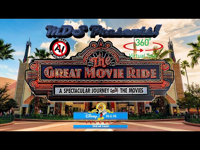 The Great Movie Ride at Disney’s Hollywood Studios VIRTUAL TOUR in 360°-2017