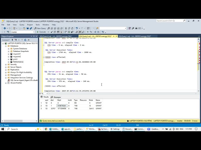 SQL Server performance tuning CASE 1- Tablock
