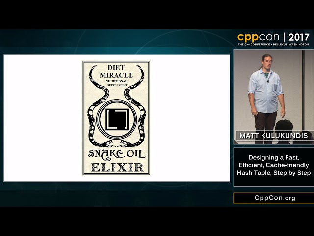 CppCon 2017: Matt Kulukundis “Designing a Fast, Efficient, Cache-friendly Hash Table, Step by Step”